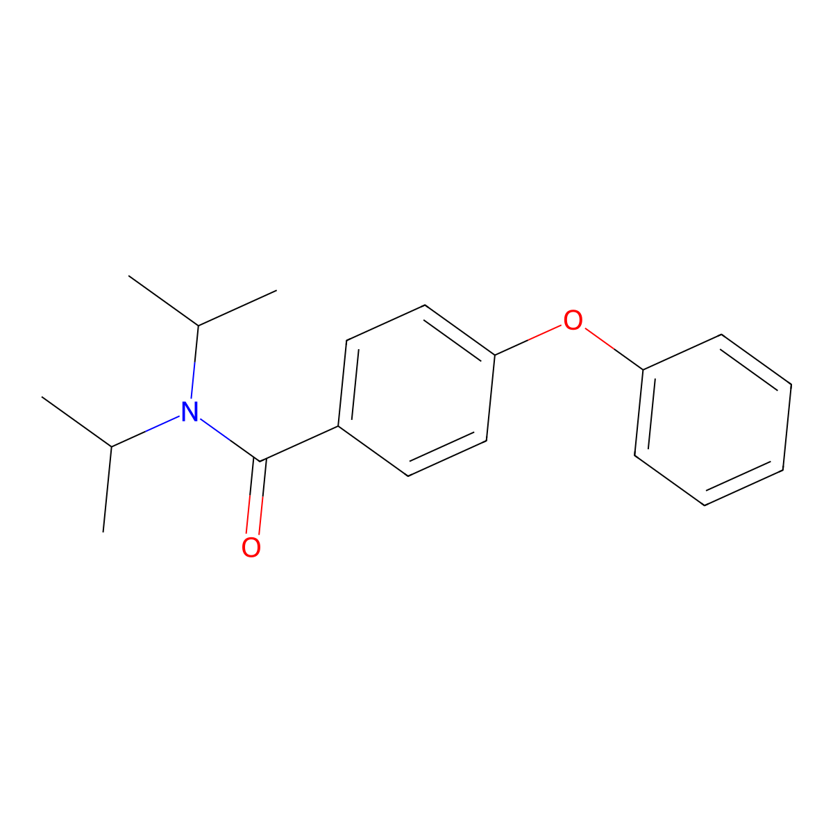 N,N-Bis(1-methylethyl)-4-phenoxybenzamide molecular structure, CAS 1320464-29-6
