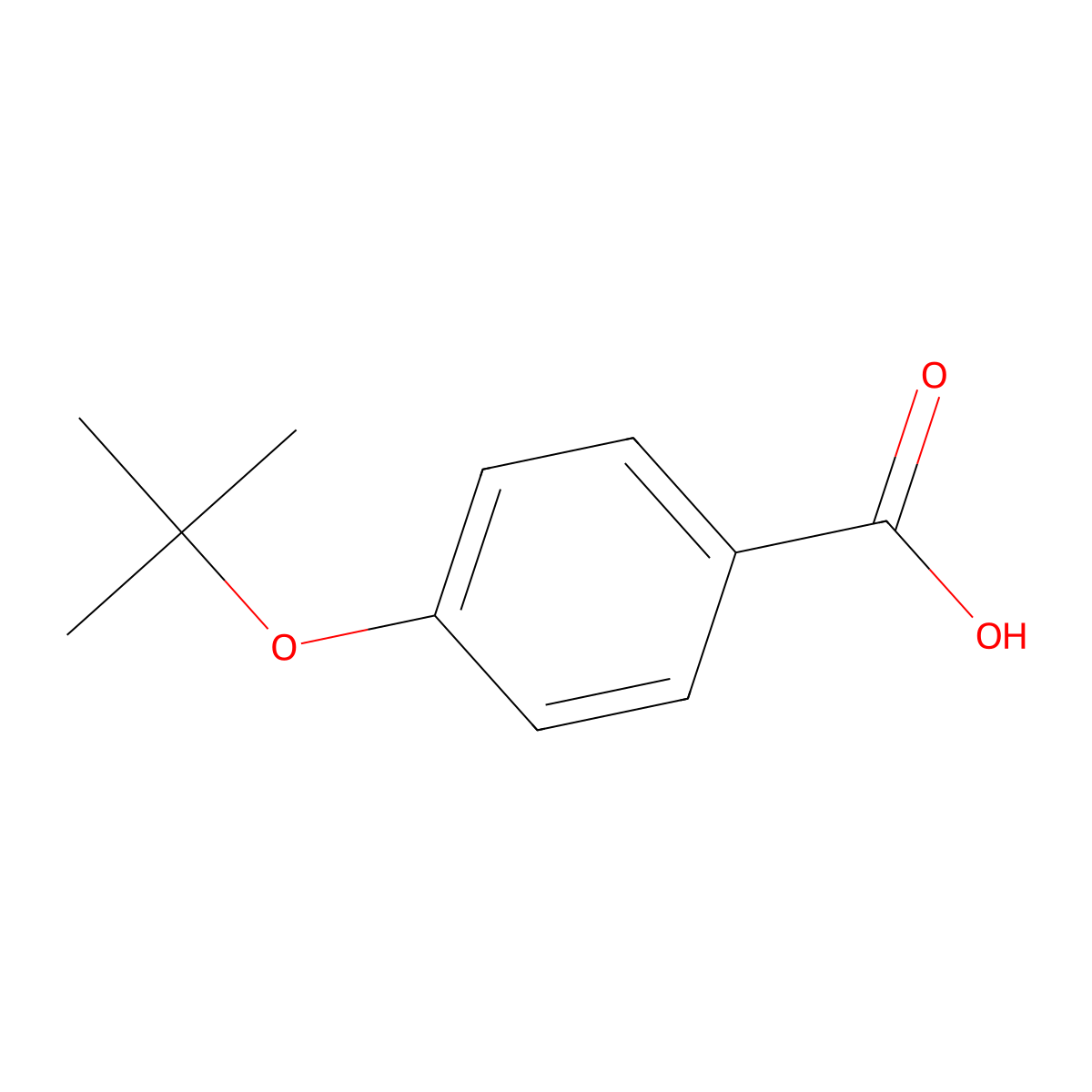 4-tert-Butoxybenzoic Acid molecular structure, CAS 13205-47-5