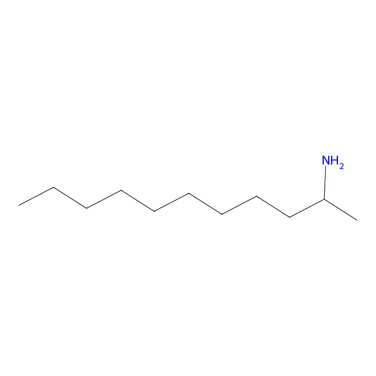 2-Undecanamine molecular structure, CAS 13205-56-6