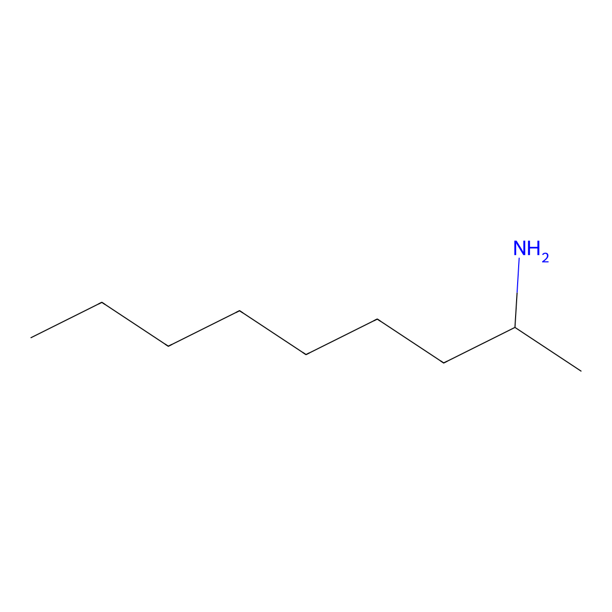 Nonan-2-amine molecular structure, CAS 13205-58-8