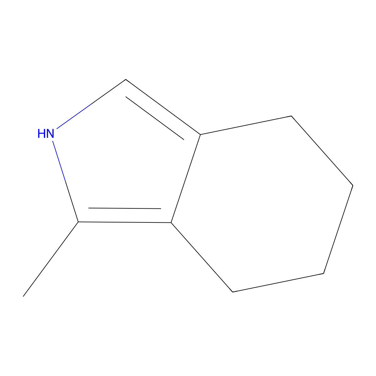1-Methyl-4,5,6,7-tetrahydro-2H-isoindole molecular structure, CAS 132059-24-6