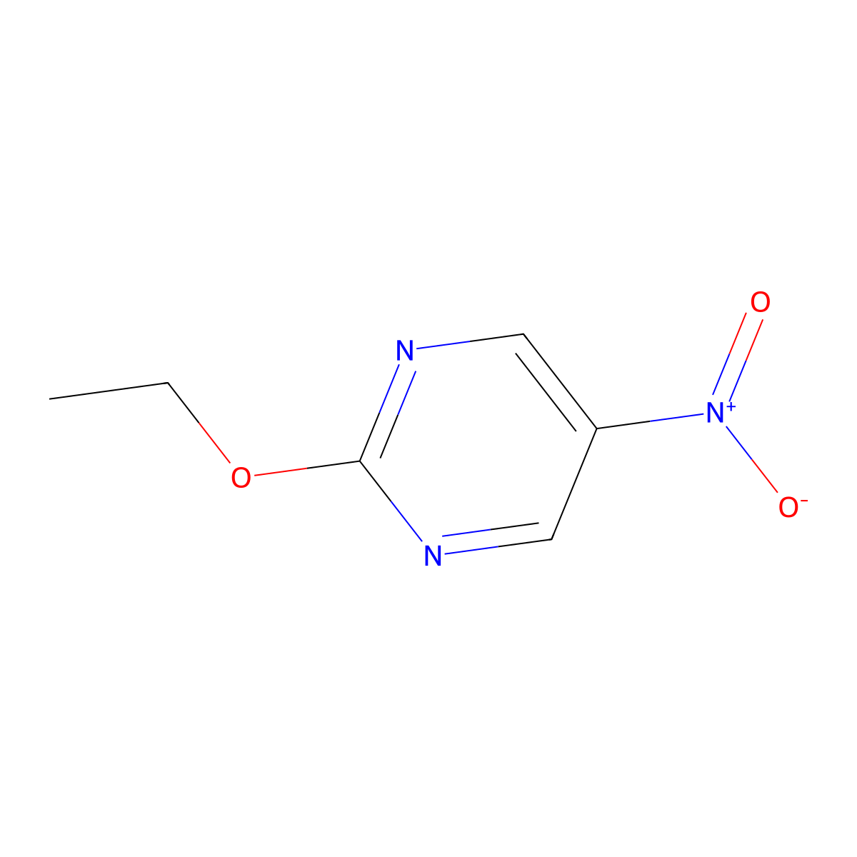 2-Ethoxy-5-nitropyrimidine molecular structure, CAS 13207-98-2