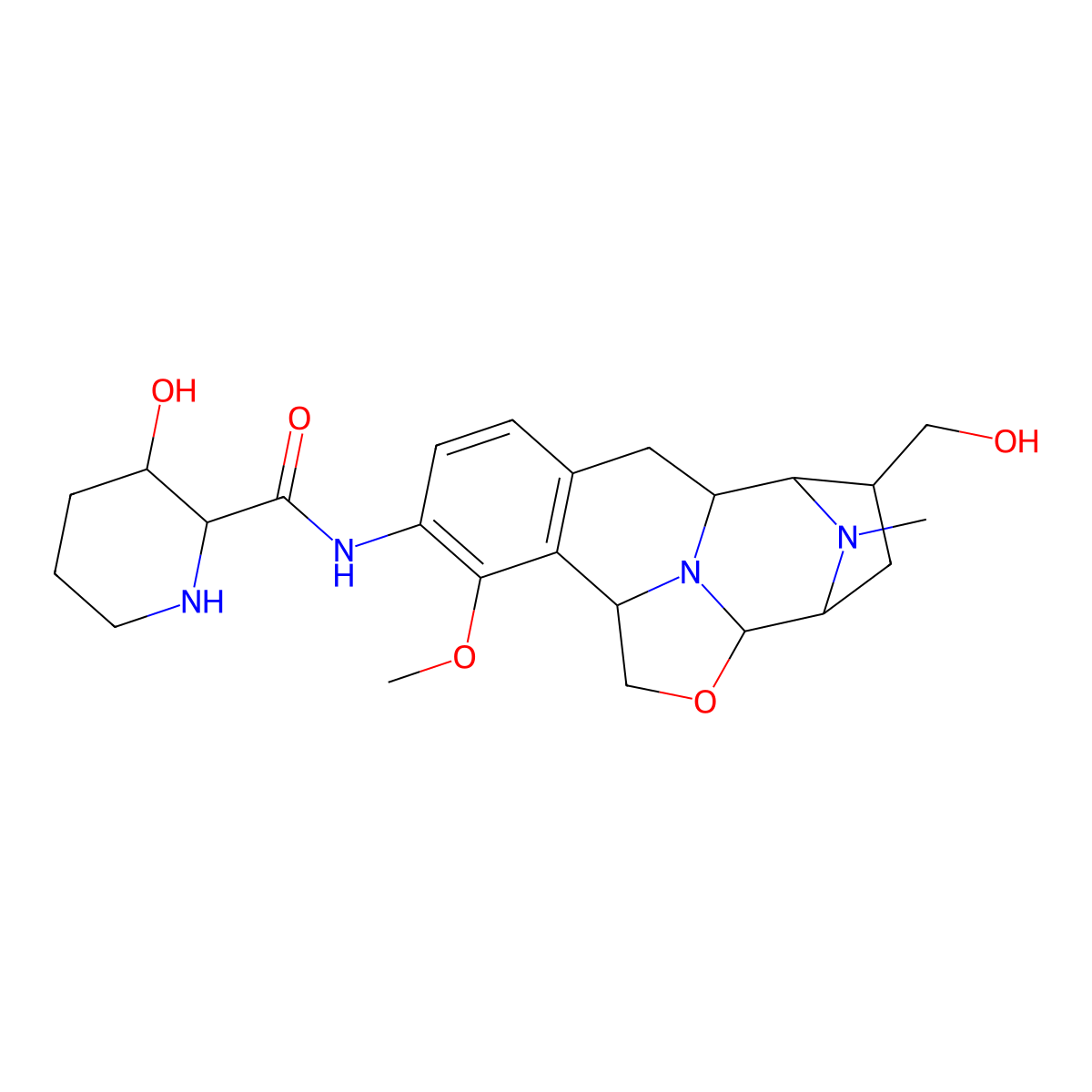 Tetrazomine molecular structure, CAS 132073-72-4