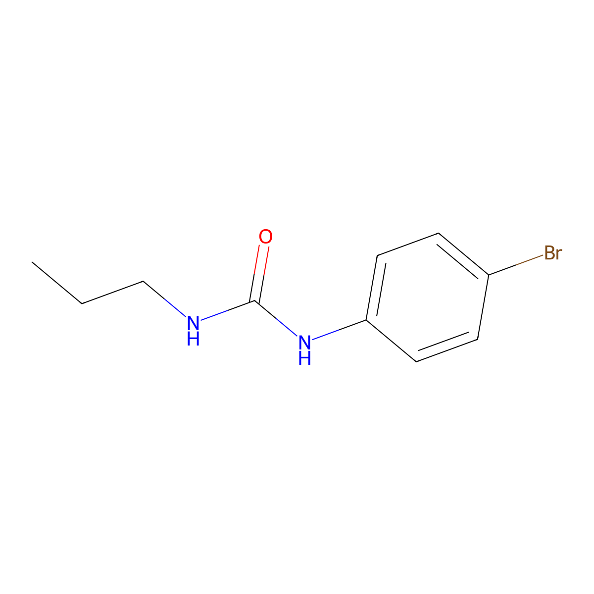 1-(4-Bromophenyl)-3-propylurea molecular structure, CAS 13208-61-2