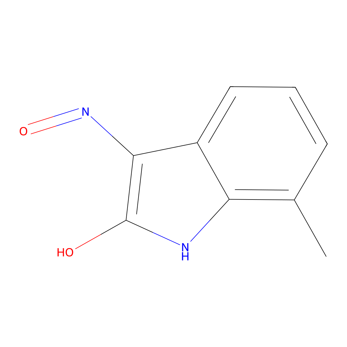 (3Z)-7-Methyl-1H-indole-2,3-dione 3-oxime molecular structure, CAS 13208-96-3