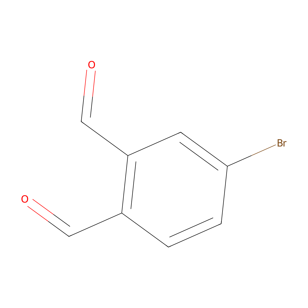 4-Bromophthalaldehyde molecular structure, CAS 13209-32-0
