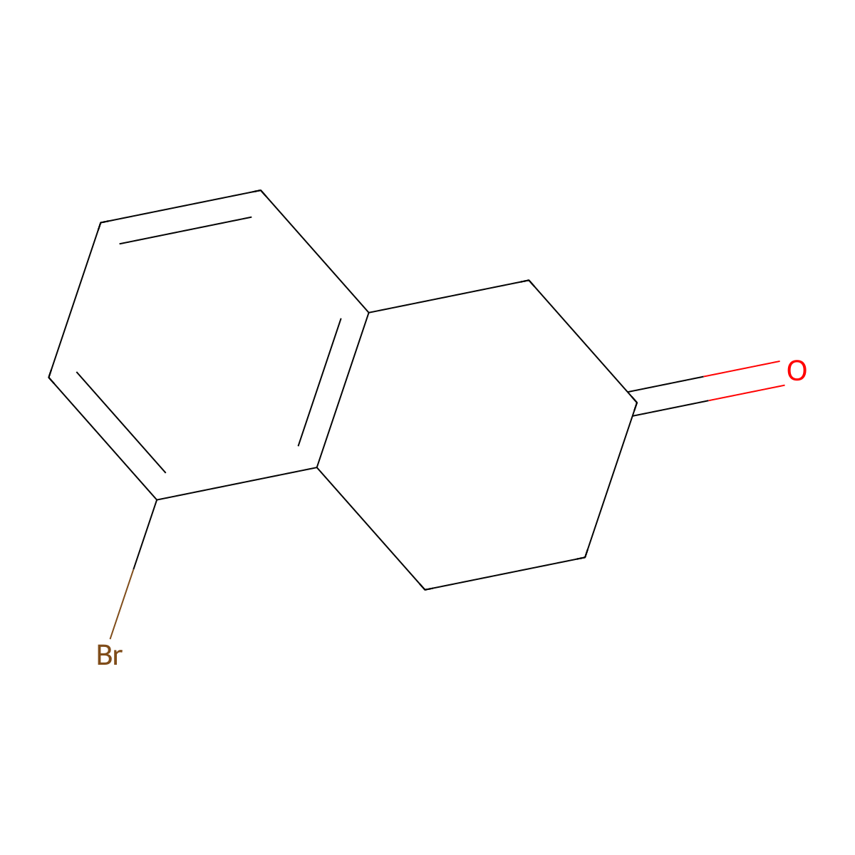 5-Bromo-2-tetralone molecular structure, CAS 132095-53-5