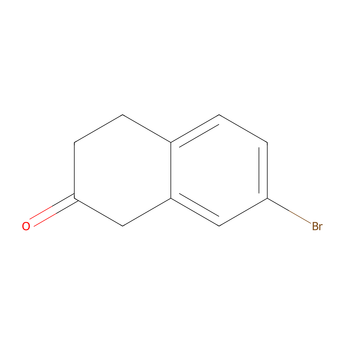 7-Bromo-2-tetralone molecular structure, CAS 132095-54-6