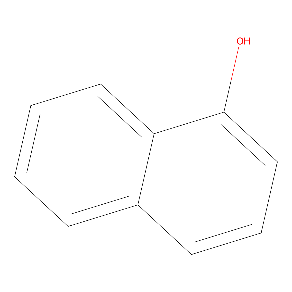 1-Naphthol molecular structure, CAS 1321-67-1