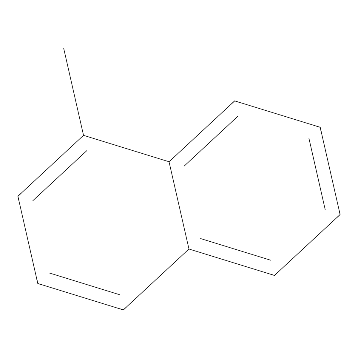 1-Methylnaphthalene molecular structure, CAS 1321-94-4