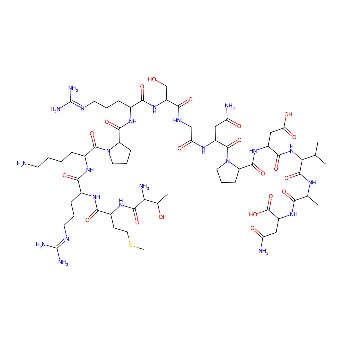 Peptide 78 molecular structure, CAS 132116-62-2