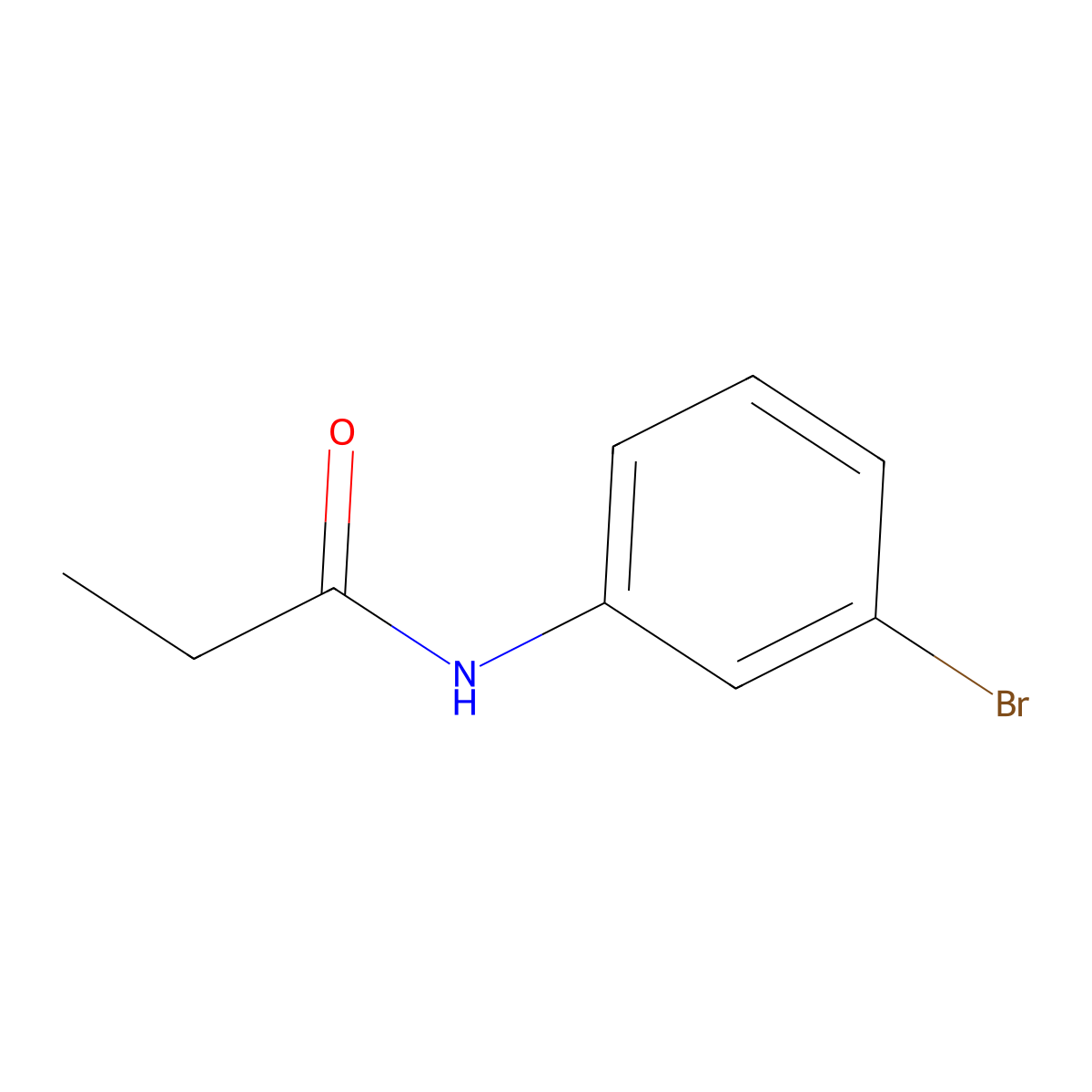 3'-Bromopropionanilide molecular structure, CAS 132118-38-8