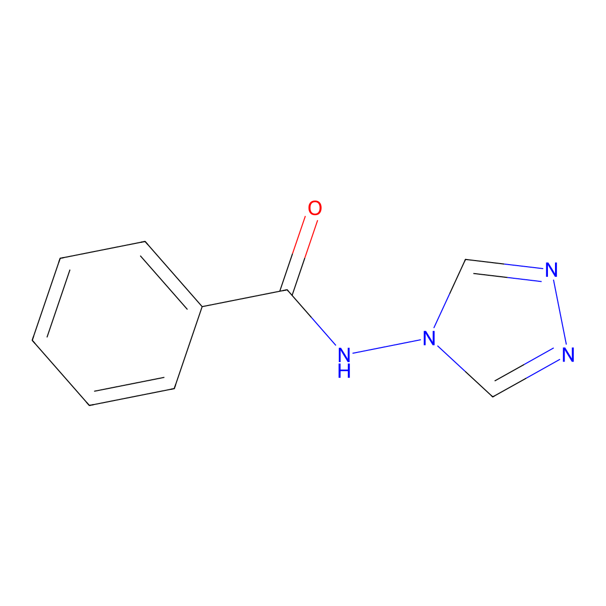 N-(1,2,4)Triazol-4-YL-benzamide molecular structure, CAS 13213-82-6