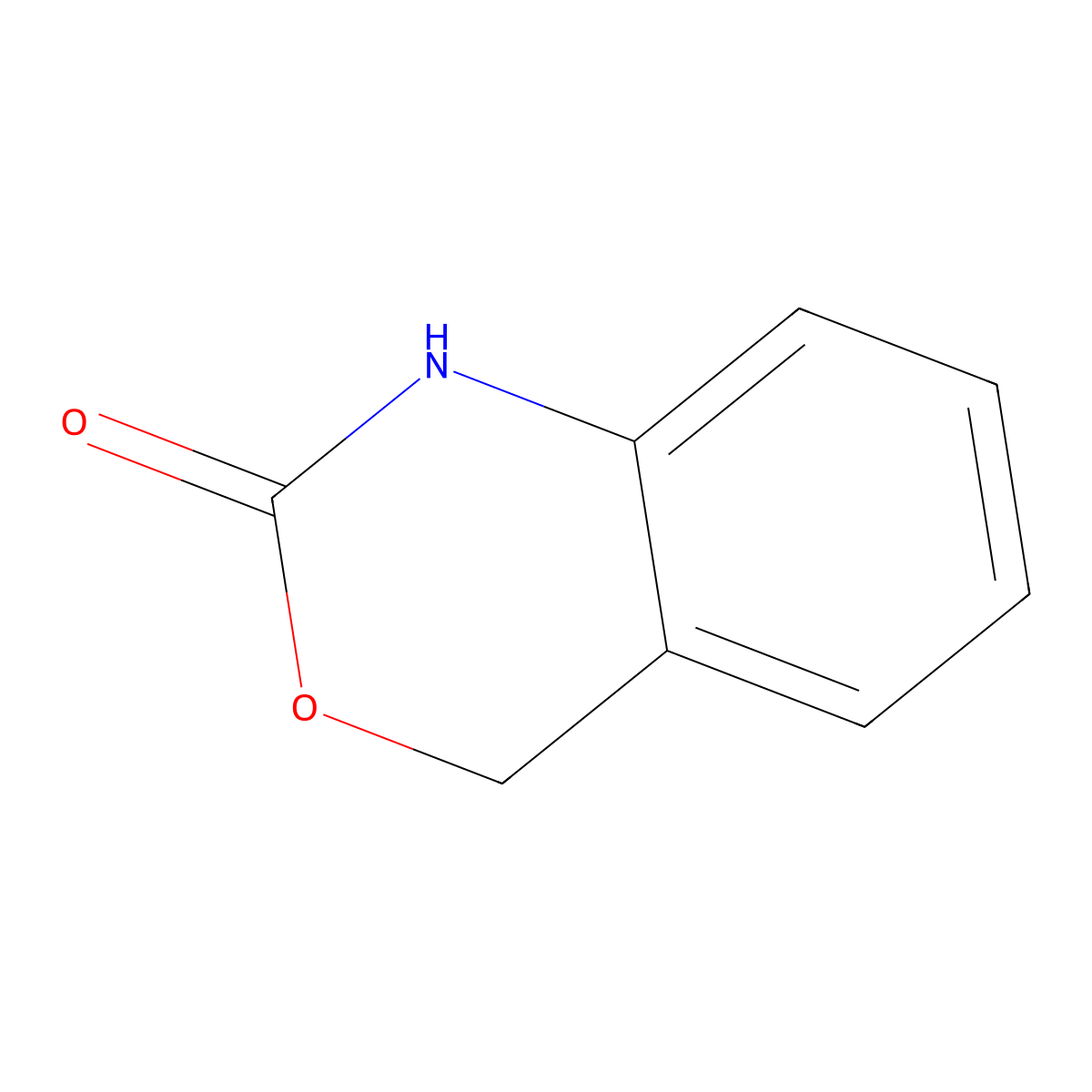 1,4-Dihydro-2H-3,1-benzoxazin-2-one molecular structure, CAS 13213-88-2