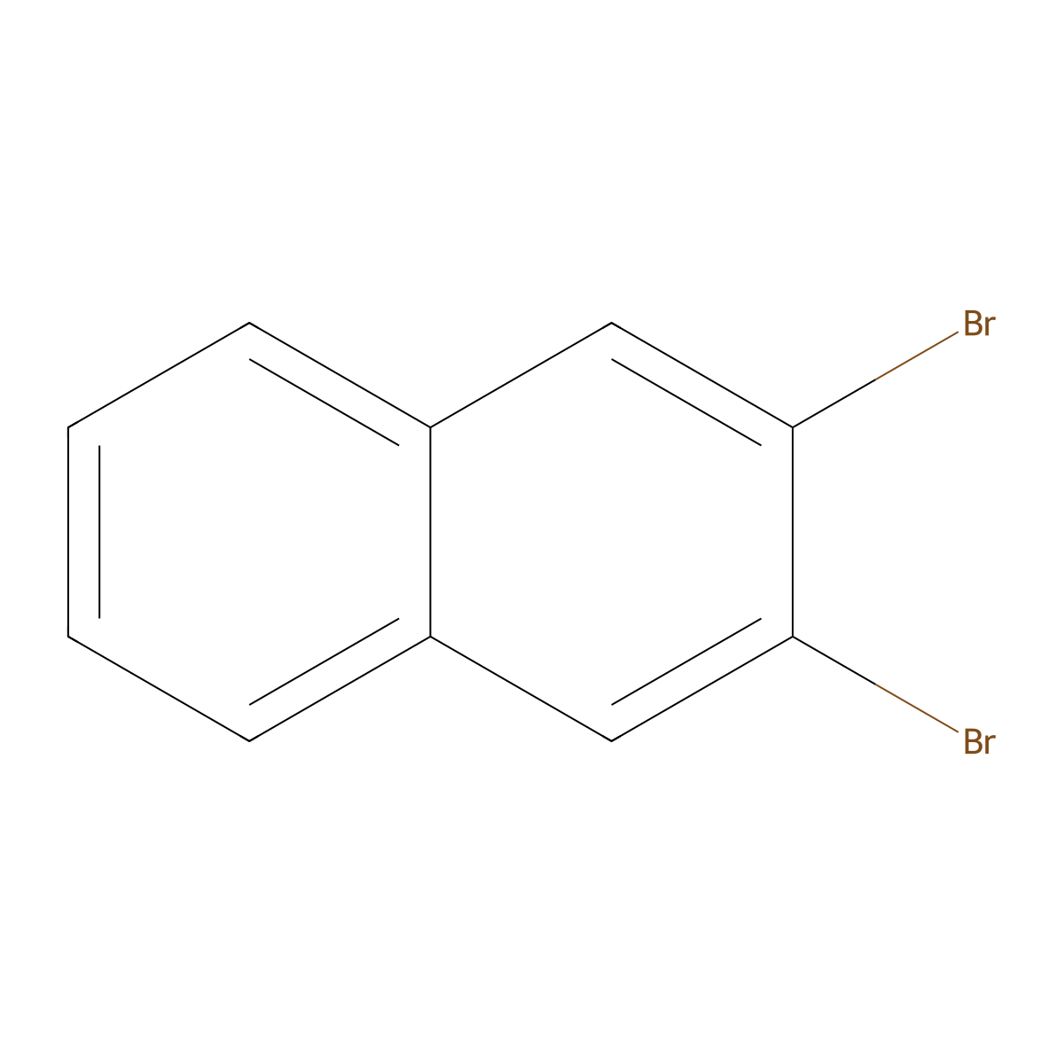 2,3-Dibromonaphthalene molecular structure, CAS 13214-70-5