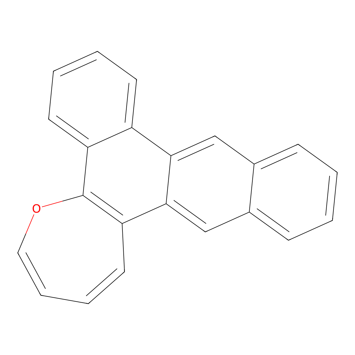 Benz[3,4]anthra[2,1-b]oxepin molecular structure, CAS 132172-56-6