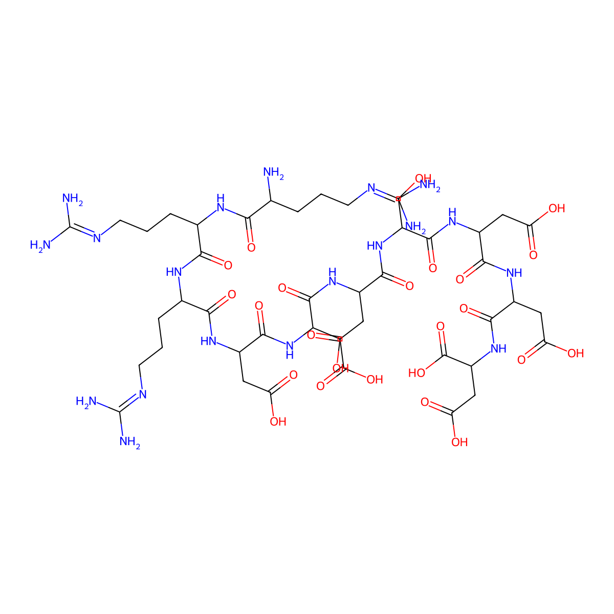 Casein Kinase 2 Substrate Peptide molecular structure, CAS 132176-35-3
