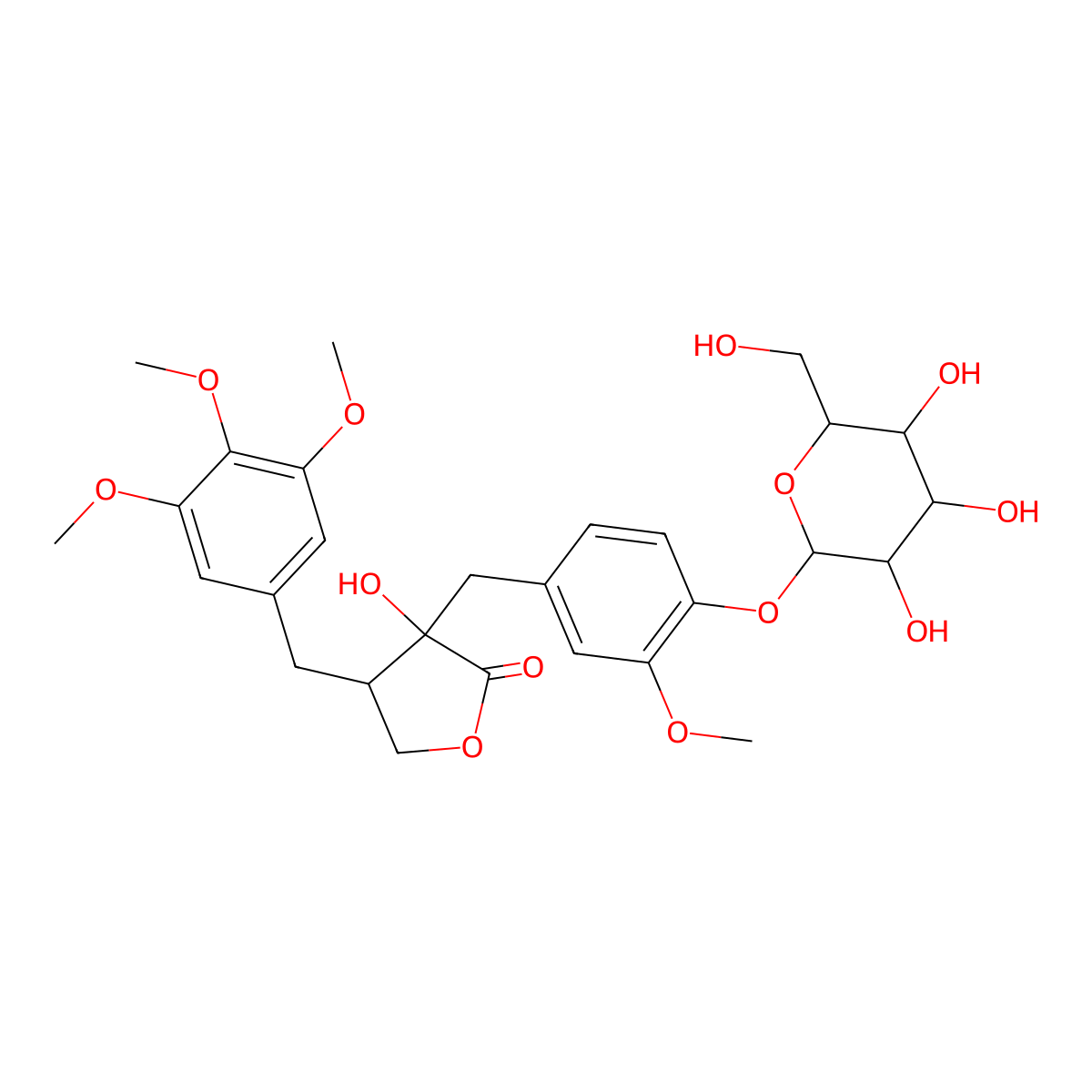 5-Methoxytracheloside molecular structure, CAS 1321810-65-4