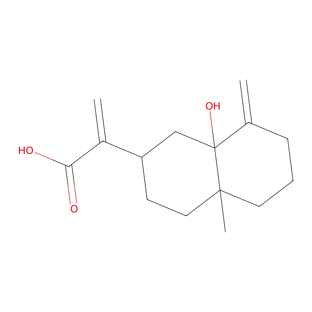 5beta-Hydroxycostic acid molecular structure, CAS 132185-84-3