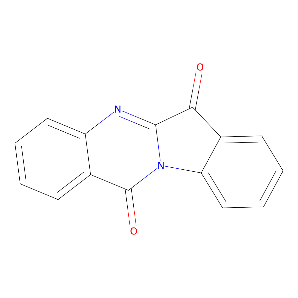 Tryptanthrin molecular structure, CAS 13220-57-0