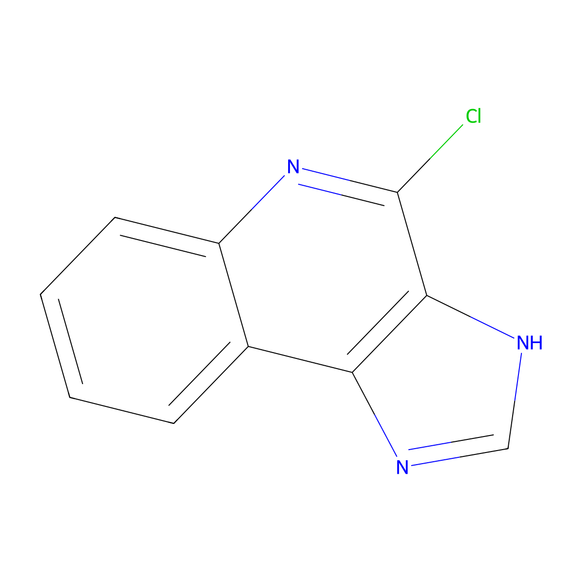 4-chloro-1H-imidazo[4,5-c]quinoline molecular structure, CAS 132206-92-9