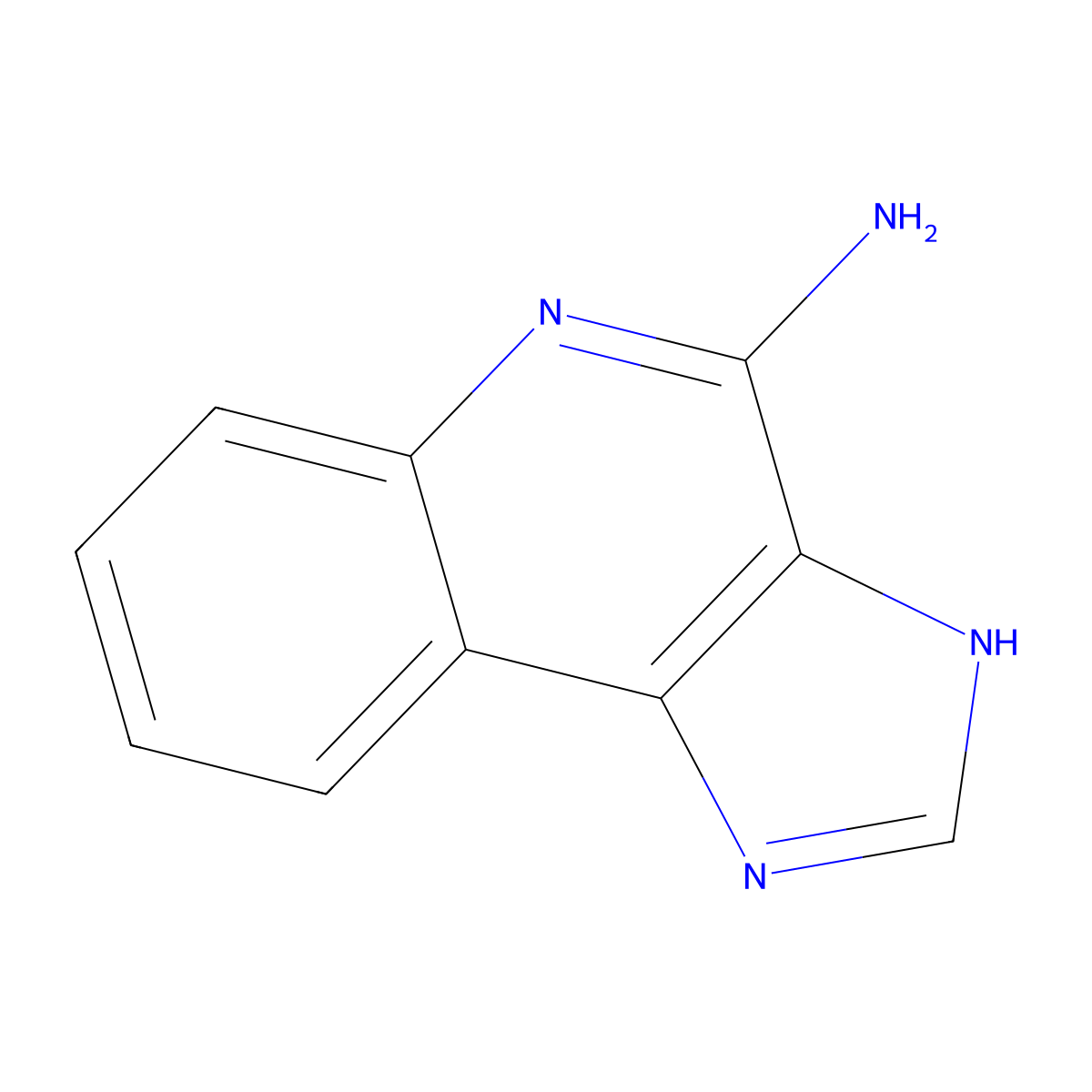 1H-Imidazo[4,5-c]quinolin-4-amine molecular structure, CAS 132207-04-6