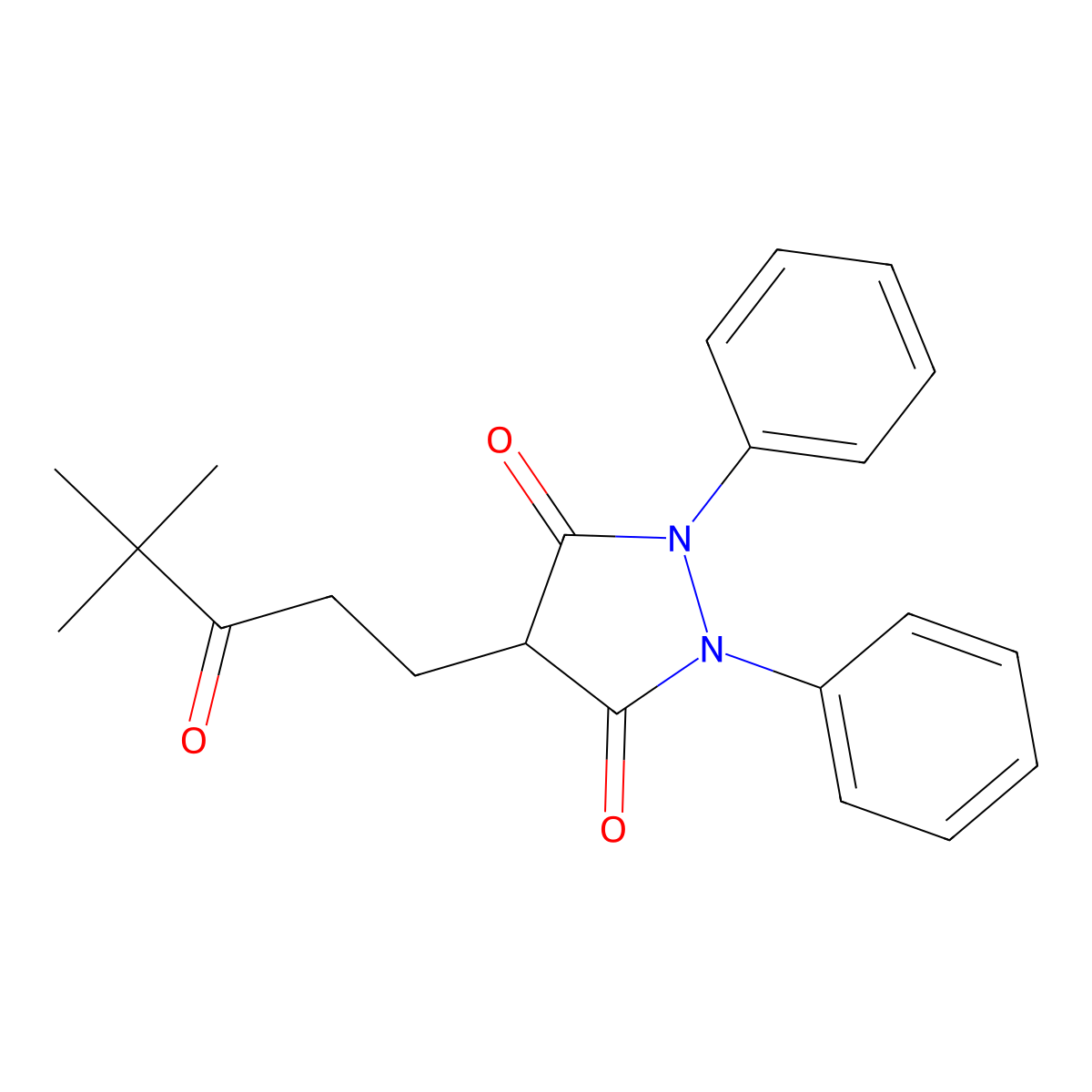 Trimethazone molecular structure, CAS 13221-27-7