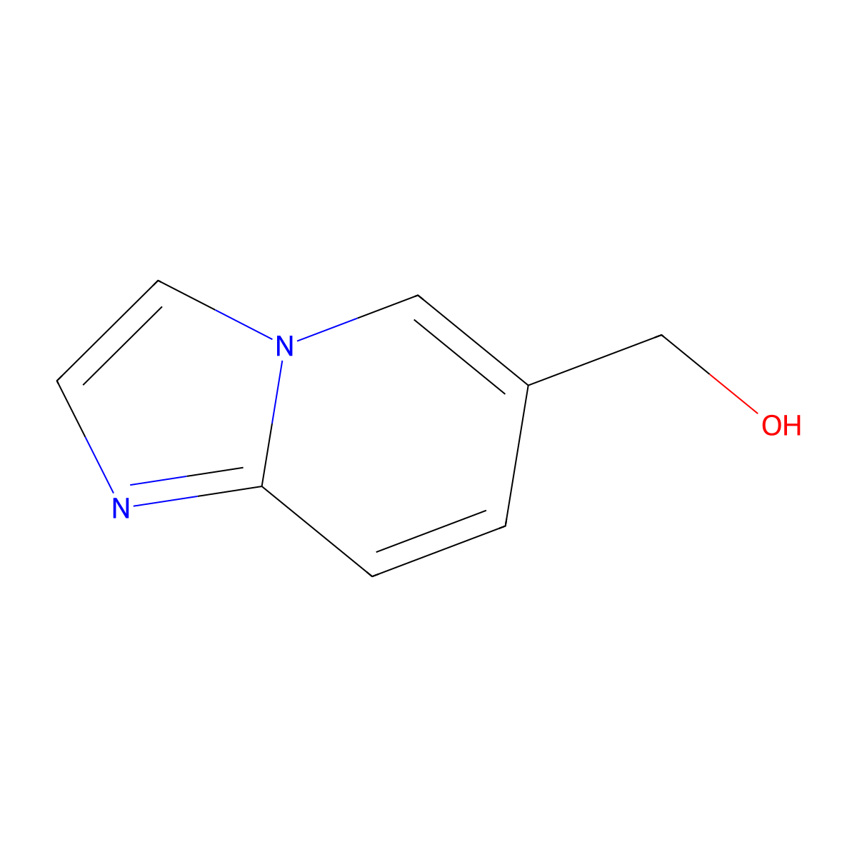 Imidazo[1,2-a]pyridin-6-ylmethanol molecular structure, CAS 132213-07-1