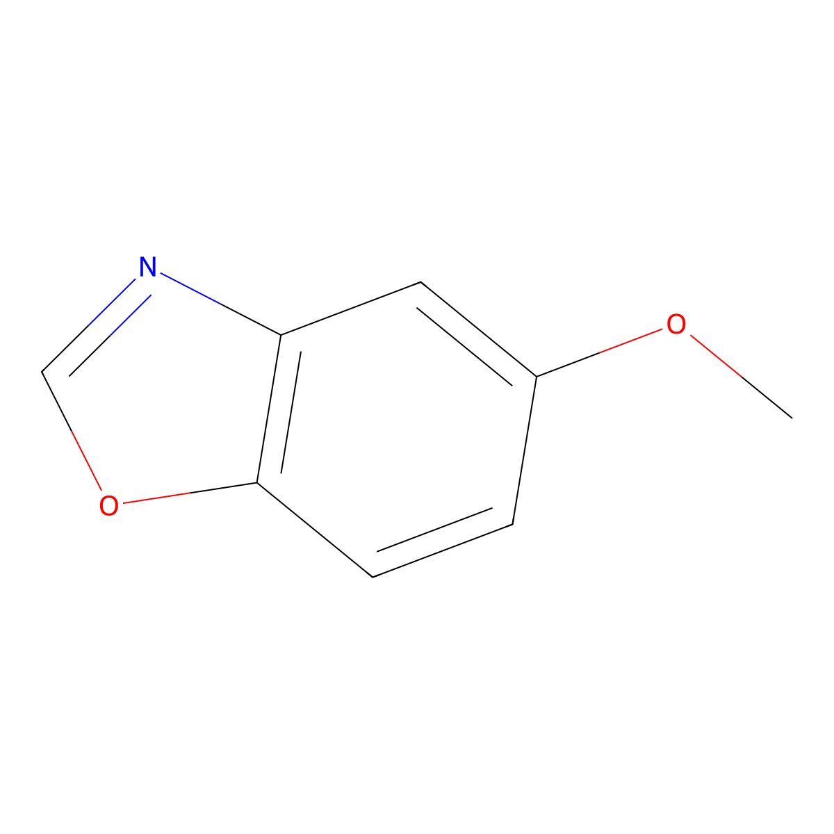 5-Methoxy-1,3-benzoxazole molecular structure, CAS 132227-03-3