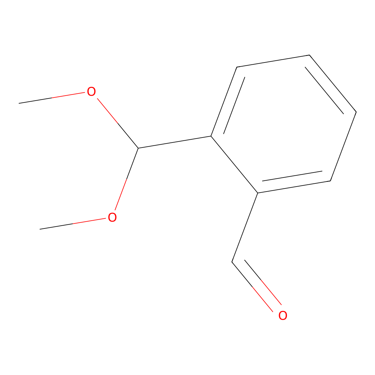 2-(Dimethoxymethyl)benzaldehyde molecular structure, CAS 132233-84-2