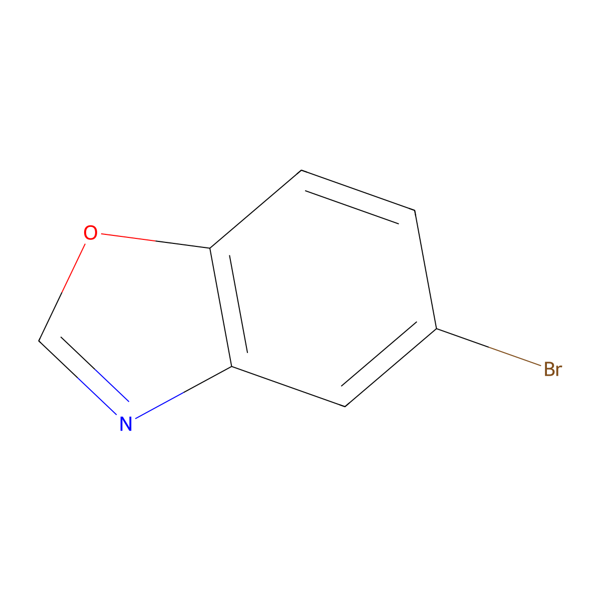 5-Bromobenzoxazole molecular structure, CAS 132244-31-6