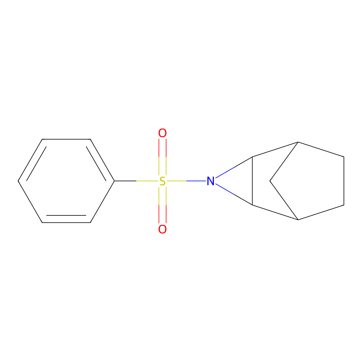 3-(Phenylsulfonyl)-3-azatricyclo[3.2.1.02,4]octane molecular structure, CAS 13225-53-1