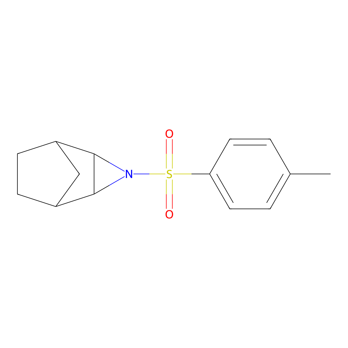 3-[(4-Methylphenyl)sulfonyl]-3-azatricyclo[3.2.1.0~2,4~]octane molecular structure, CAS 13225-54-2