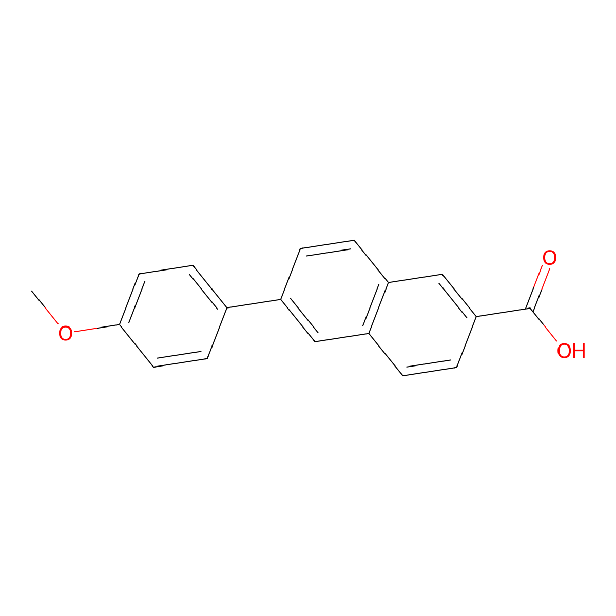 6-(4-Methoxyphenyl)naphthalene-2-carboxylic acid molecular structure, CAS 132292-17-2