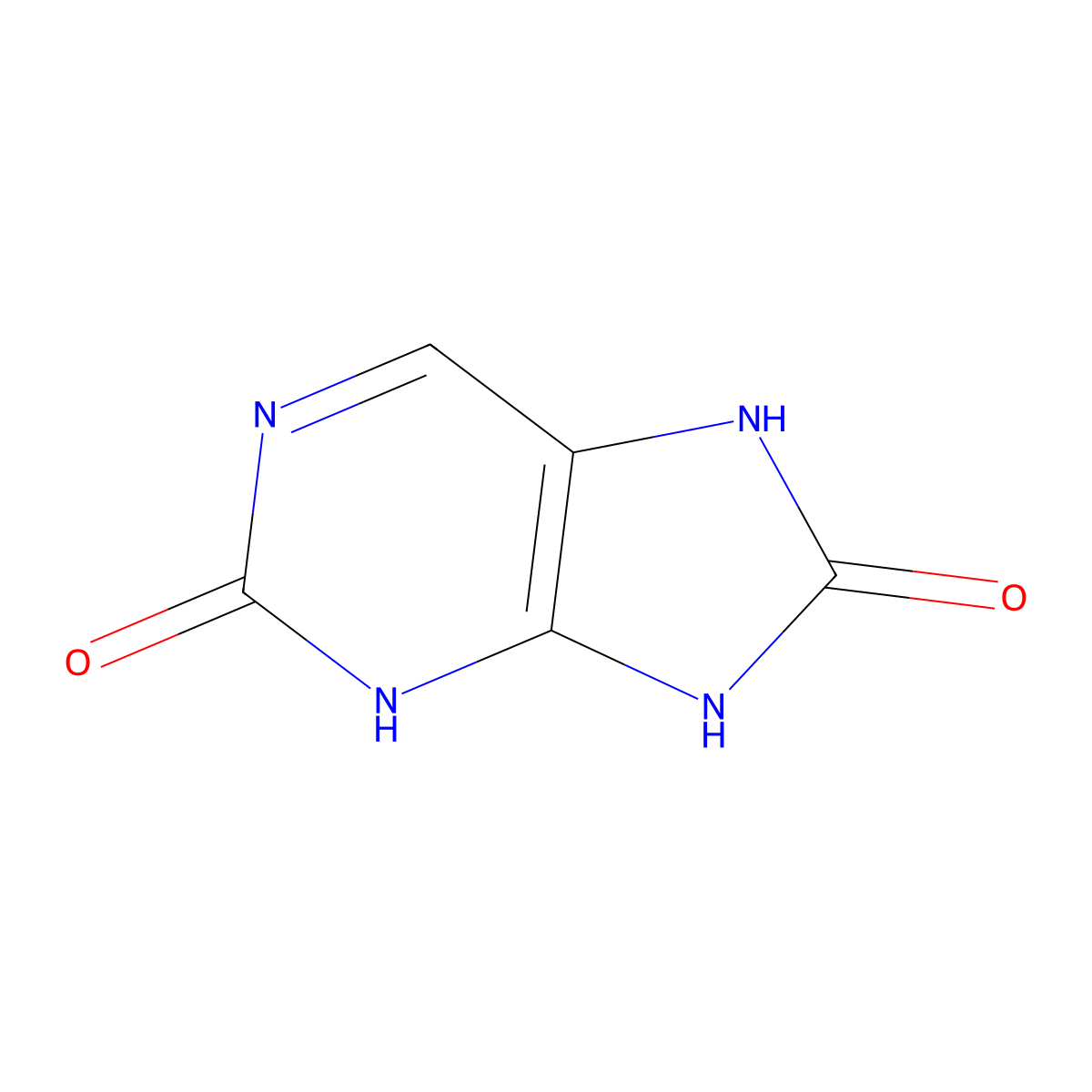 7,9-Dihydro-2H-purine-2,8(3H)-dione molecular structure, CAS 13230-99-4