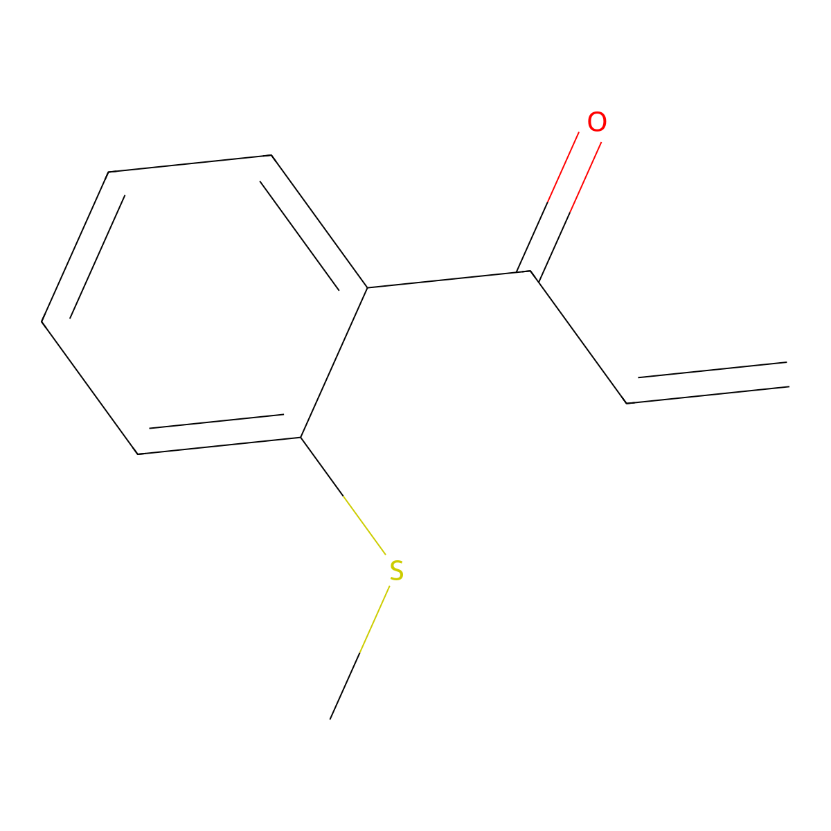 1-[2-(Methylsulfanyl)phenyl]prop-2-en-1-one molecular structure, CAS 132310-47-5