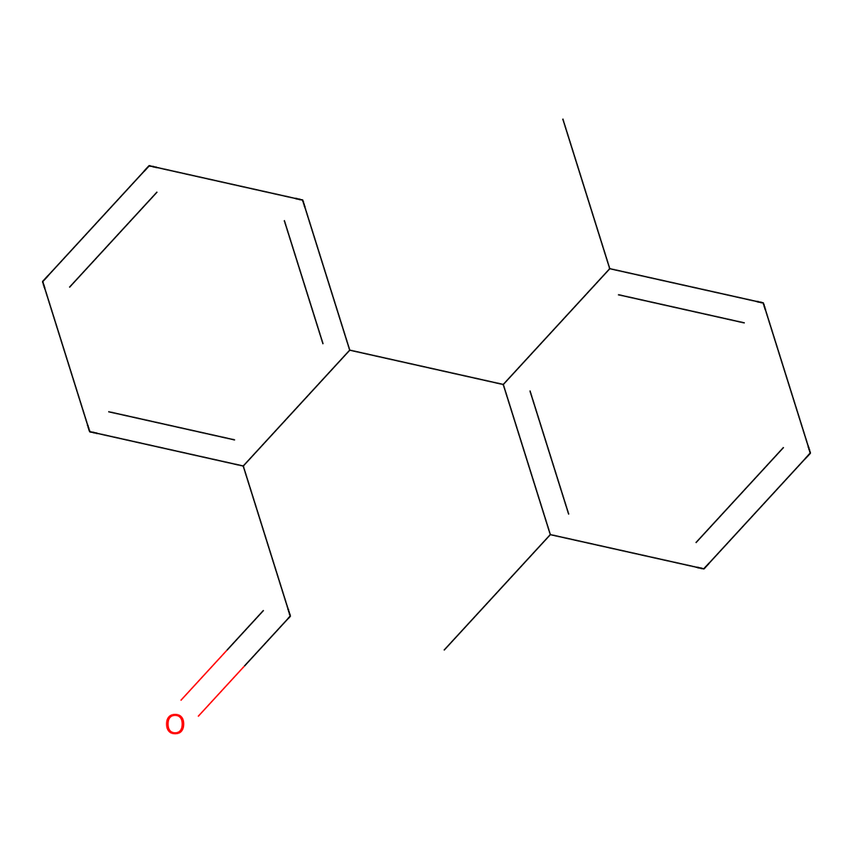 2',6'-Dimethyl-[1,1'-biphenyl]-2-carbaldehyde molecular structure, CAS 1323187-41-2
