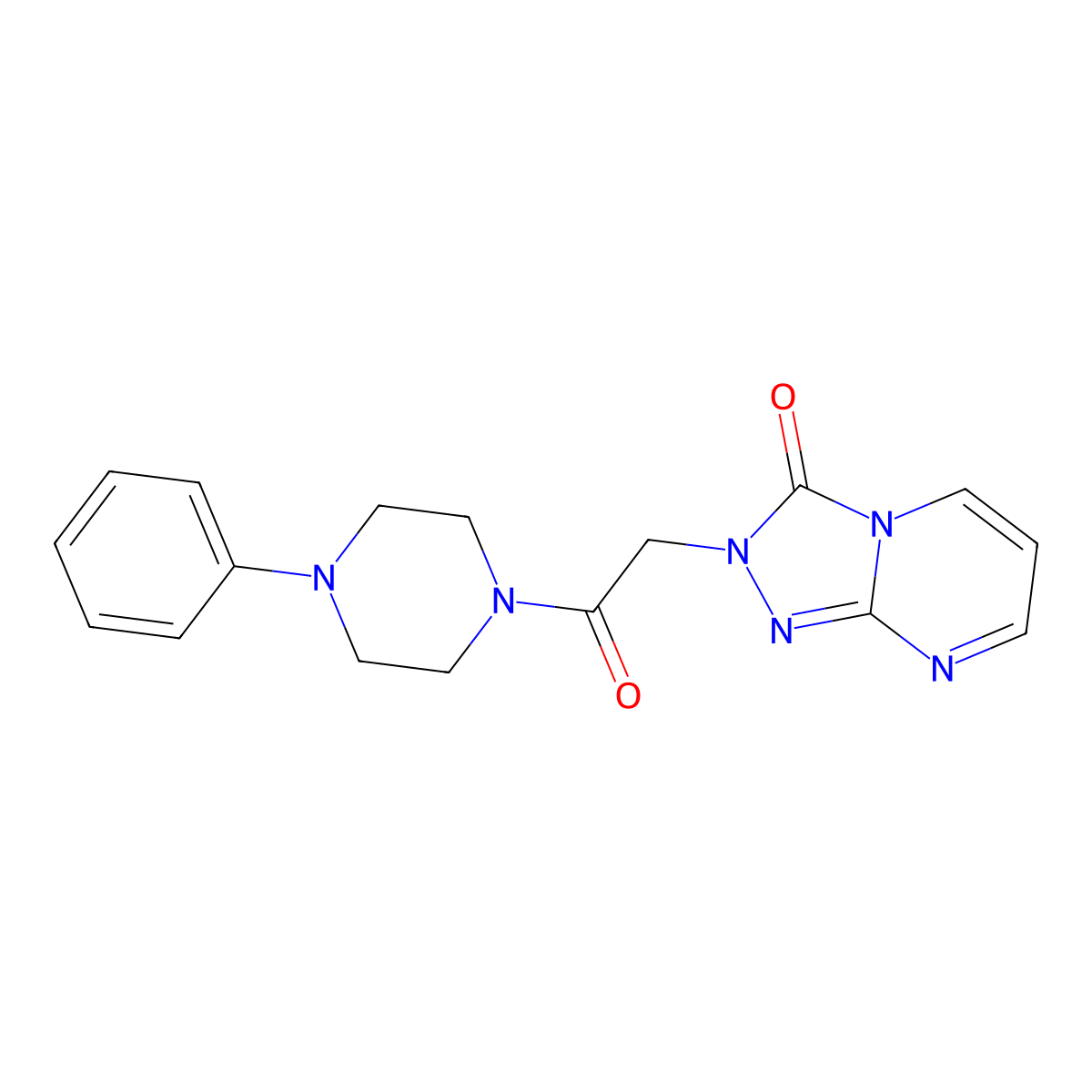 2-(2-oxo-2-(4-phenylpiperazin-1-yl)ethyl)-[1,2,4]triazolo[4,3-a]pyrimidin-3(2H)-one molecular structure, CAS 1323398-02-2