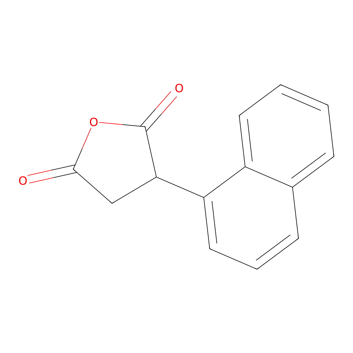 3-(Naphthalen-1-yl)oxolane-2,5-dione molecular structure, CAS 13234-70-3