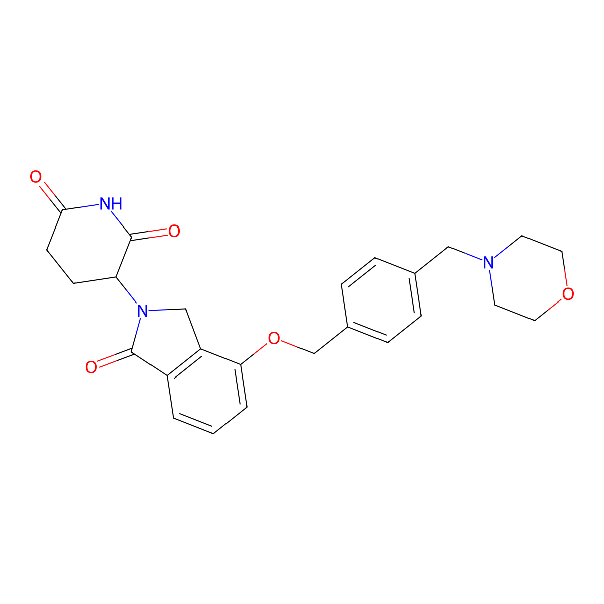 Iberdomide molecular structure, CAS 1323403-33-3