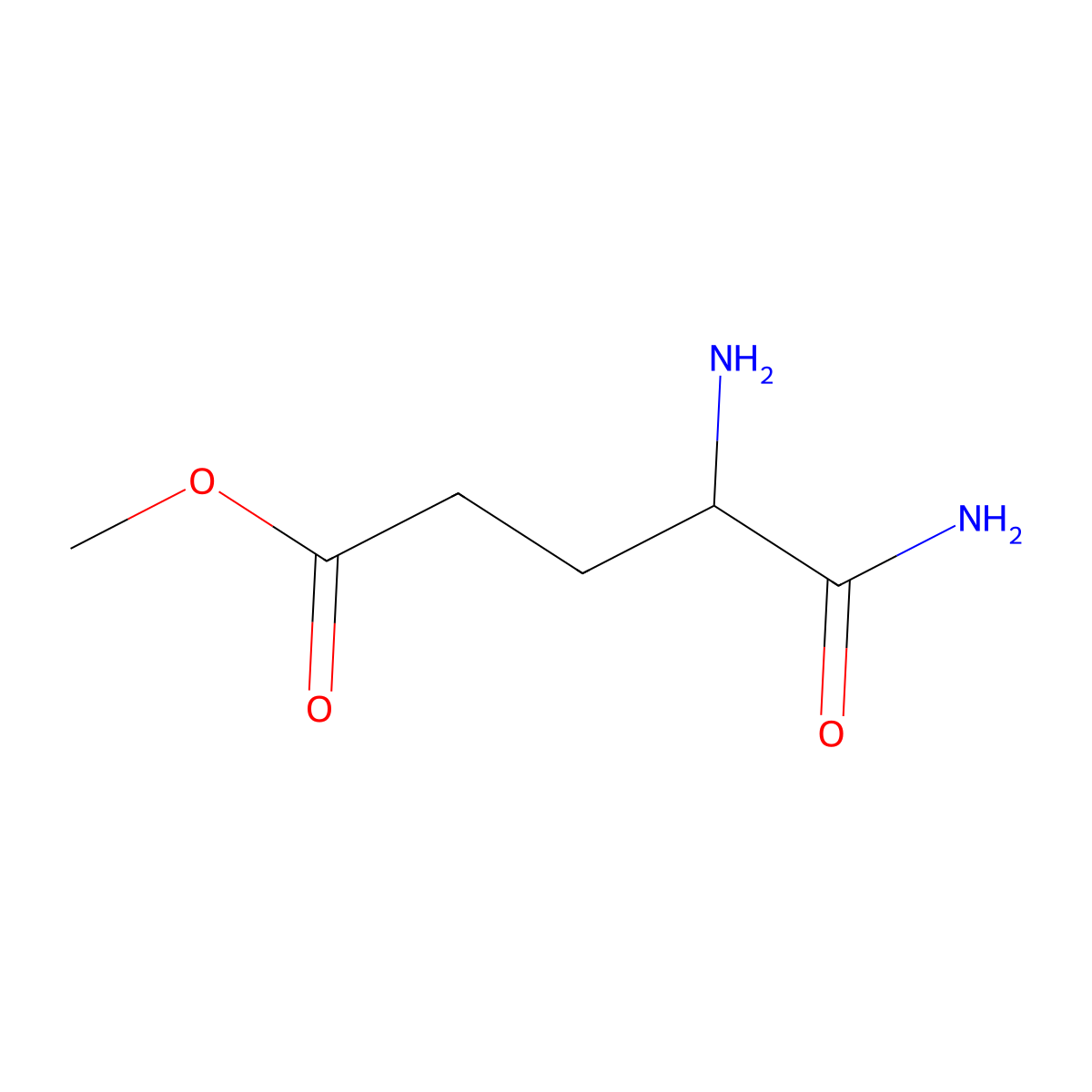 Methyl 4,5-diamino-5-oxopentanoate molecular structure, CAS 1323486-92-5
