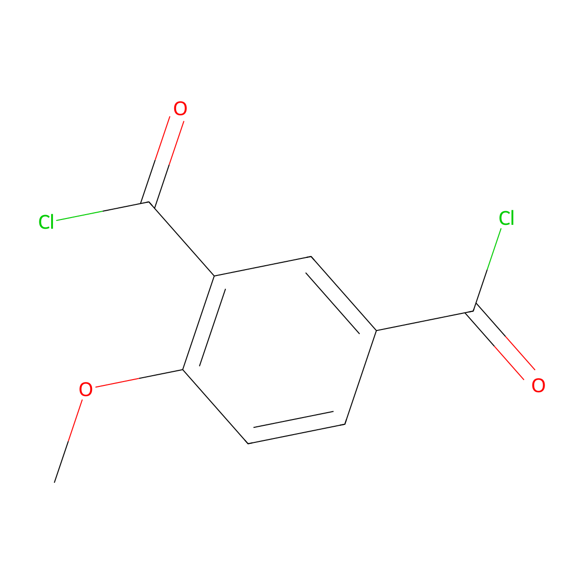 4-Methoxyisophthaloyl dichloride molecular structure, CAS 13235-60-4