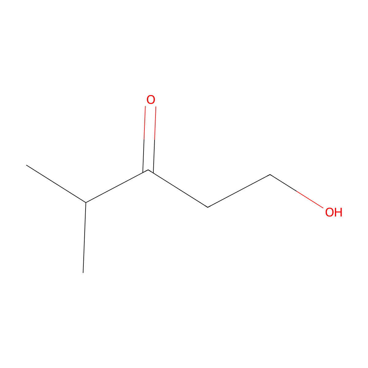 1-Hydroxy-4-methylpentan-3-one molecular structure, CAS 132350-33-5