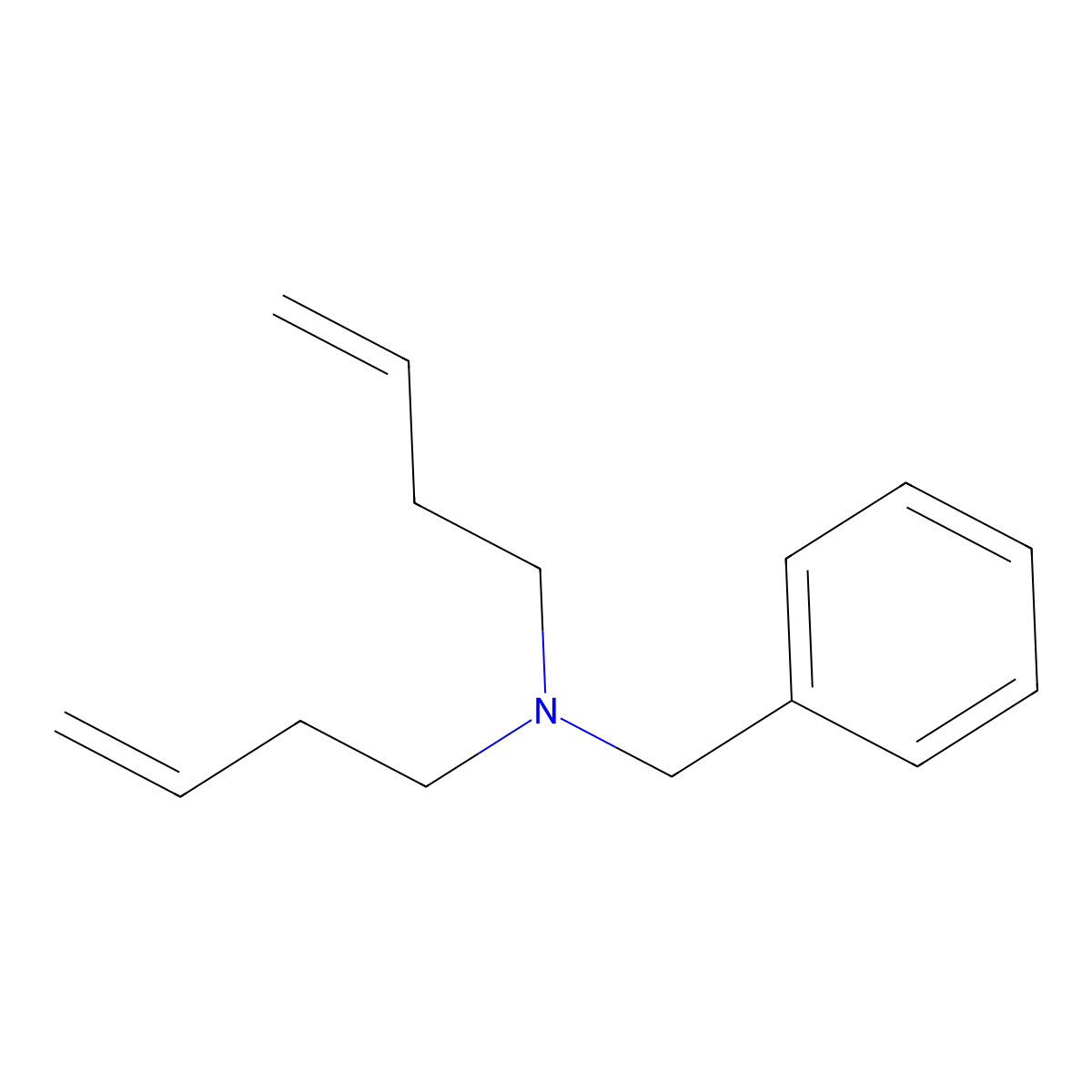 N-Benzyl-N-(but-3-en-1-yl)but-3-en-1-amine molecular structure, CAS 132365-02-7