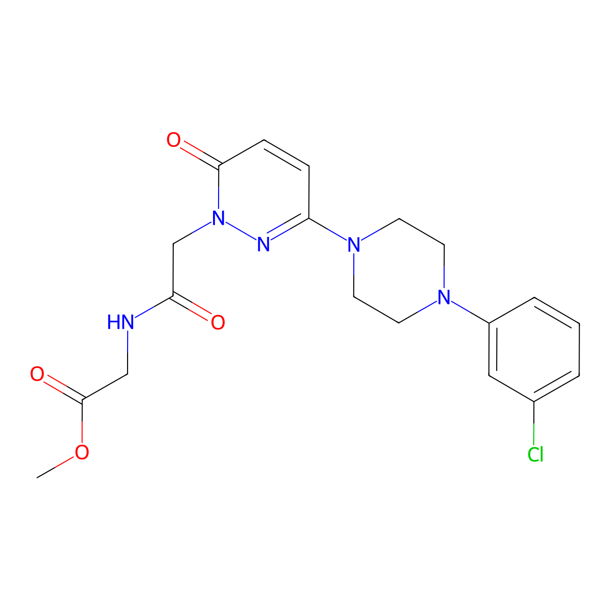 C19H22ClN5O4 molecular structure, CAS 1324061-62-2