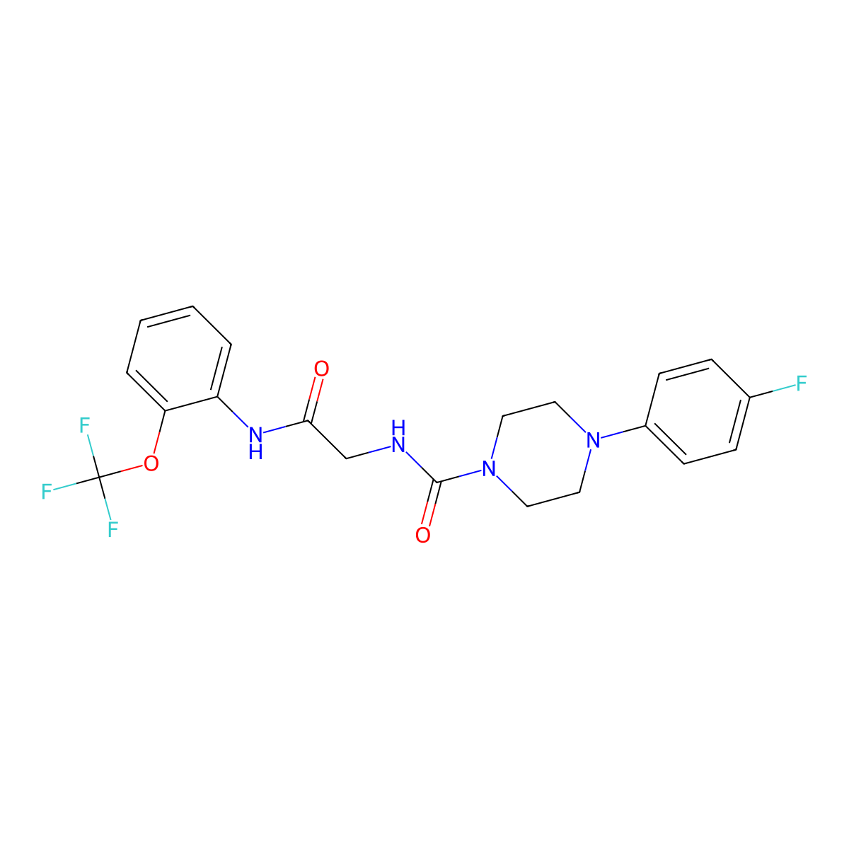 C20H20F4N4O3 molecular structure, CAS 1324066-96-7
