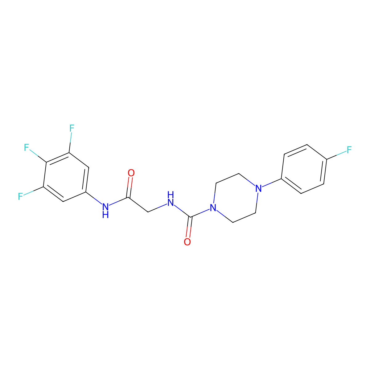 C19H18F4N4O2 molecular structure, CAS 1324070-68-9