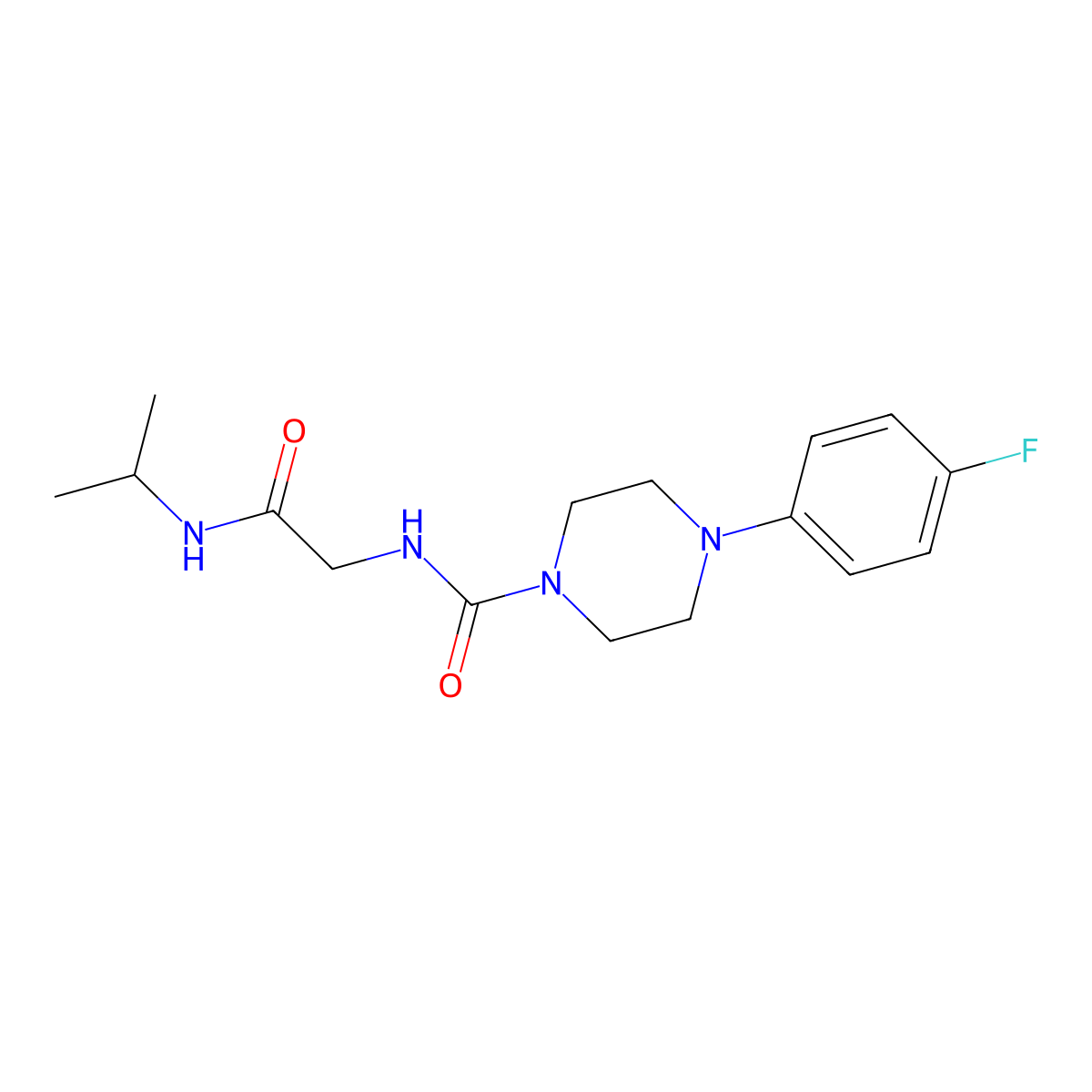 C16H23FN4O2 molecular structure, CAS 1324085-97-3