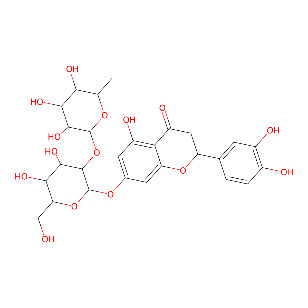 Neoeriocitrin molecular structure, CAS 13241-32-2
