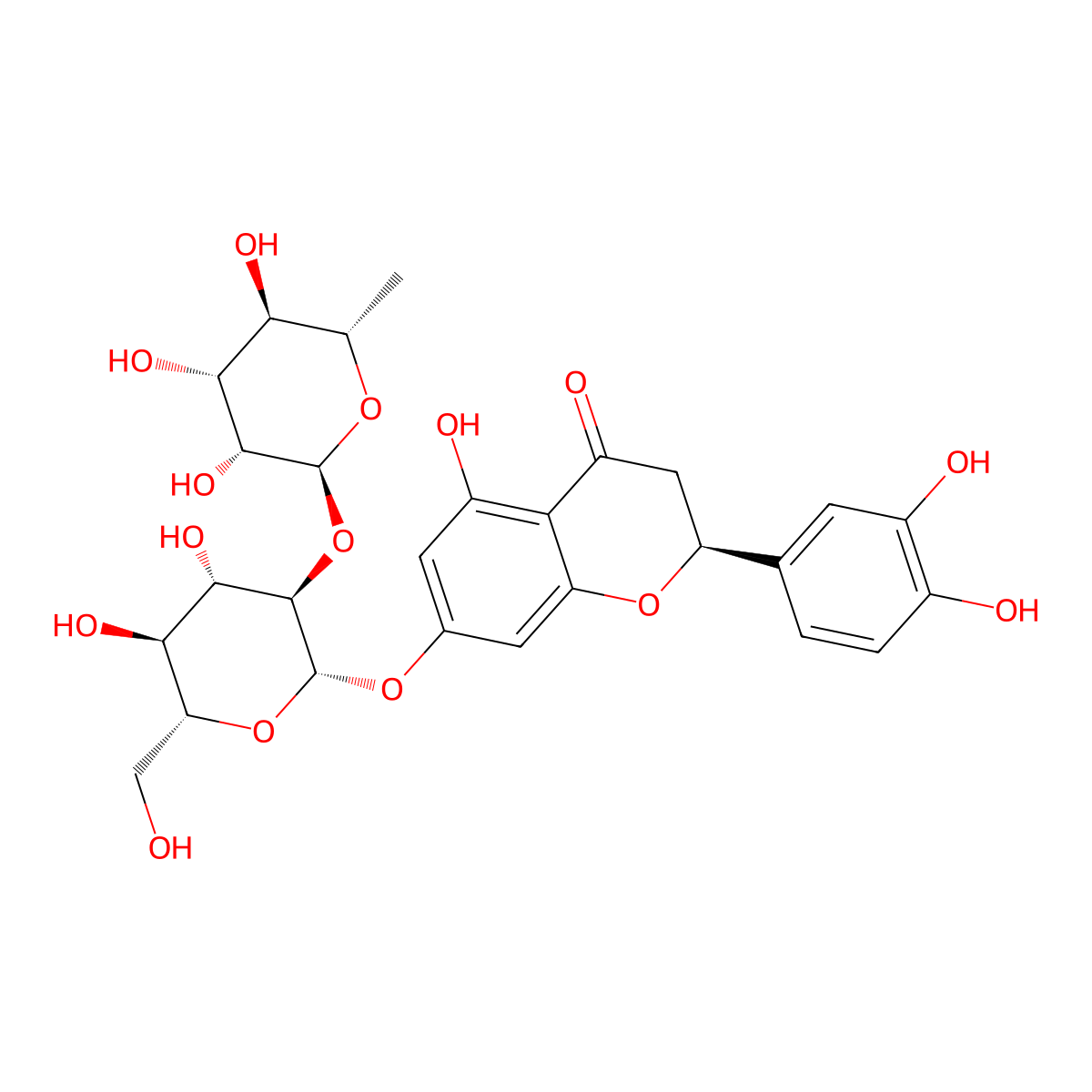 Neoeriocitrin molecular structure, CAS 13241-32-2